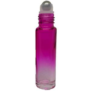10ml Pink Clear Roller Bottle